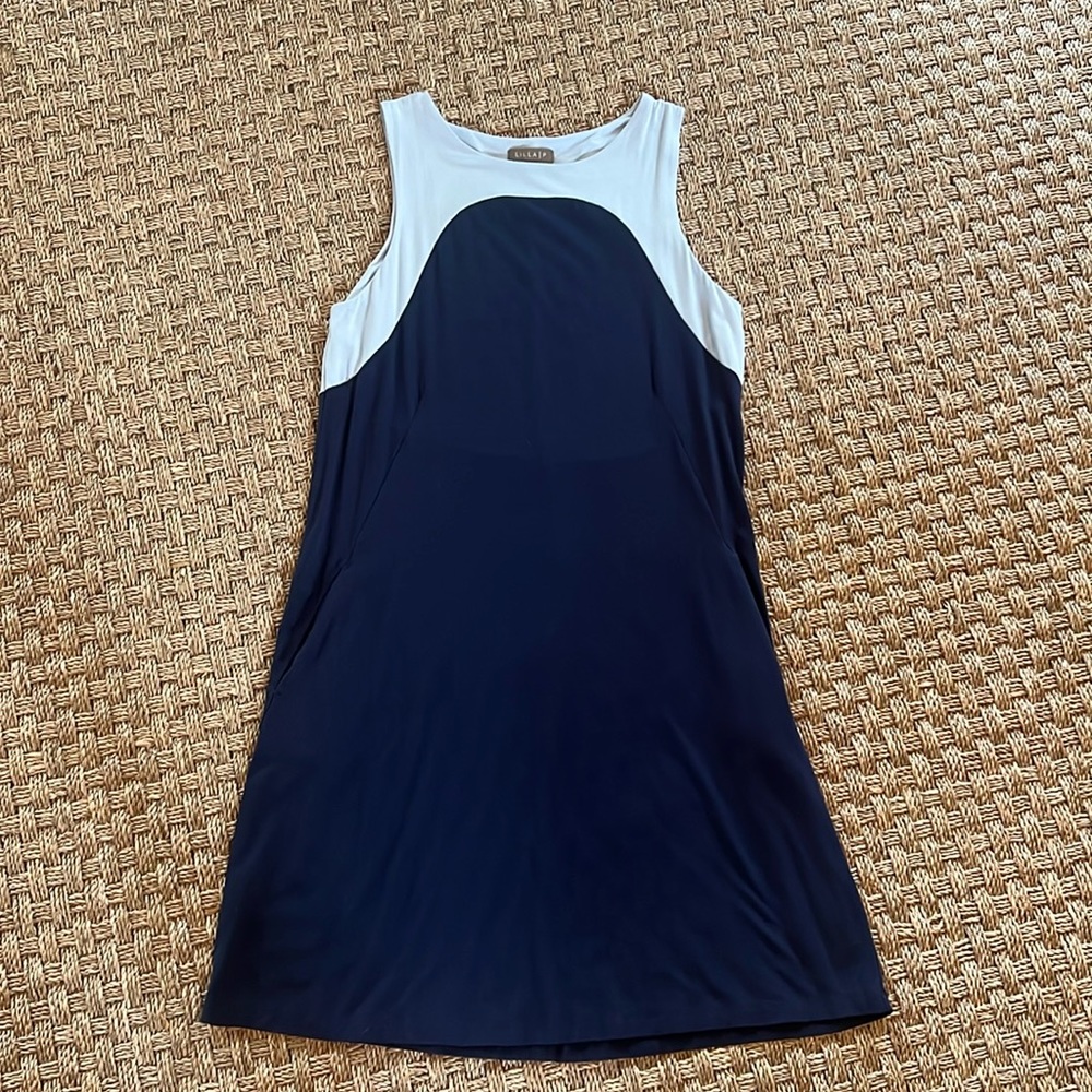 Lilla P color block dress